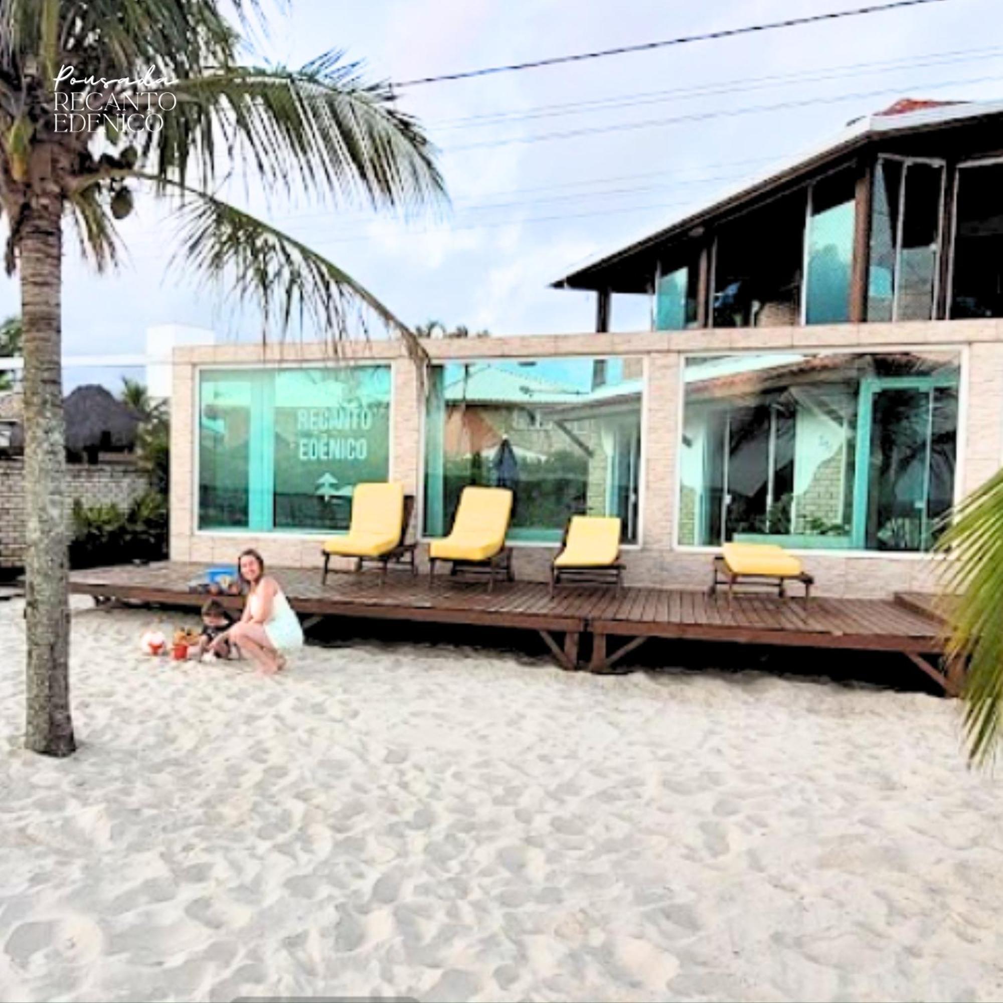 Pousada Recanto Edenico - A Beira Mar Da Praia Ponta Do Papagaio, Palhoca Sc Extérieur photo