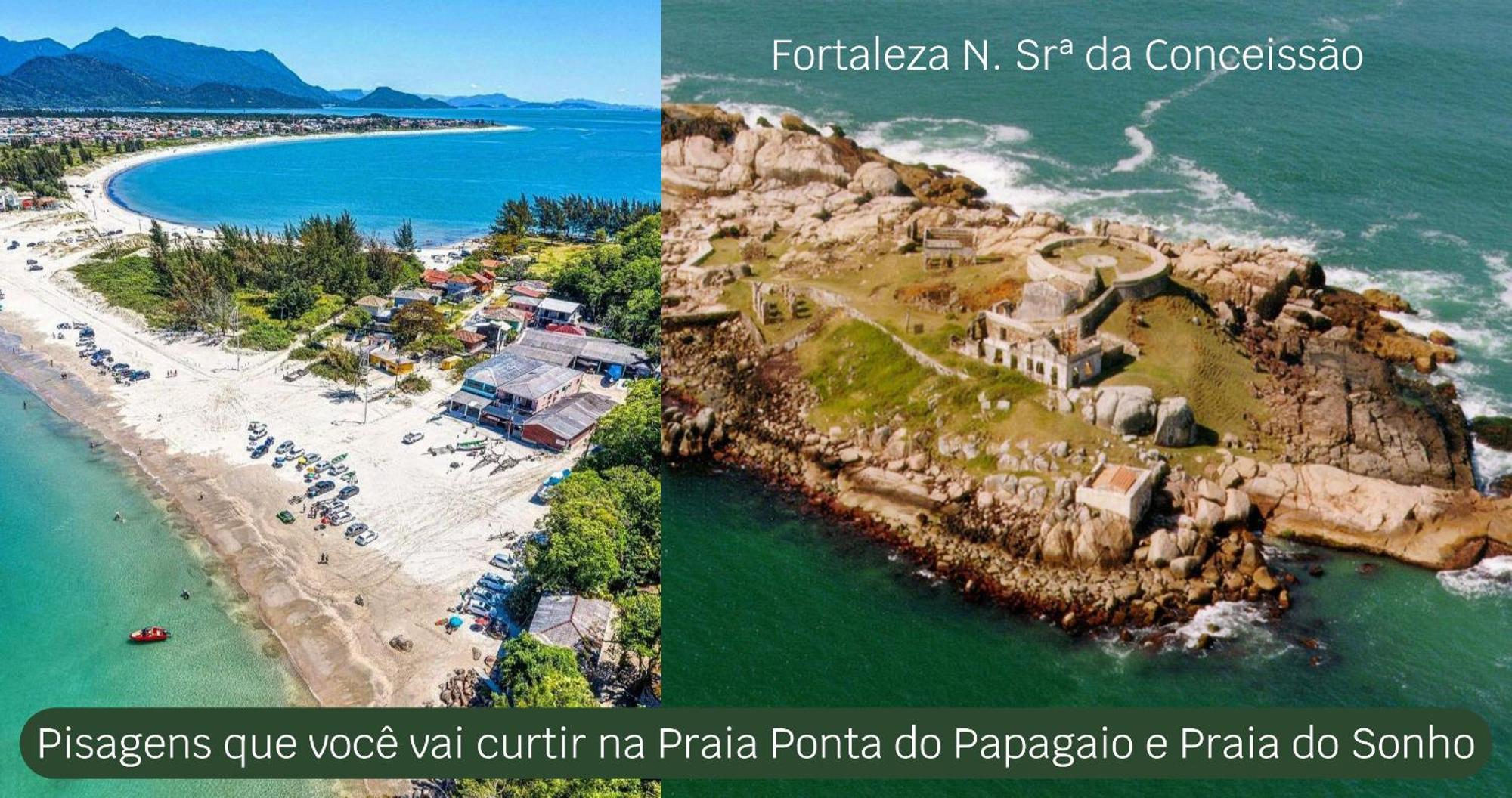 Pousada Recanto Edenico - A Beira Mar Da Praia Ponta Do Papagaio, Palhoca Sc Extérieur photo