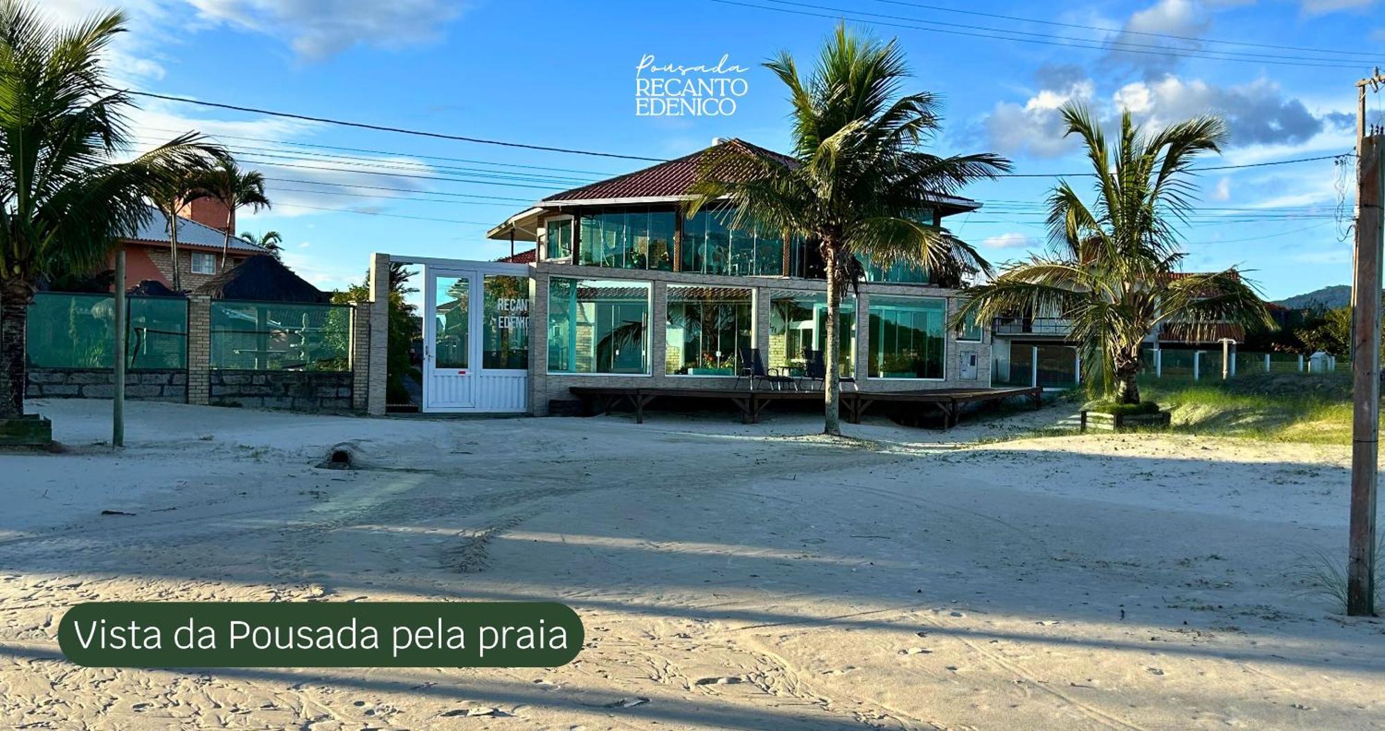 Pousada Recanto Edenico - A Beira Mar Da Praia Ponta Do Papagaio, Palhoca Sc Extérieur photo