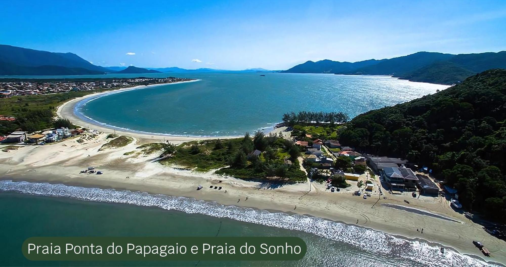 Pousada Recanto Edenico - A Beira Mar Da Praia Ponta Do Papagaio, Palhoca Sc Extérieur photo